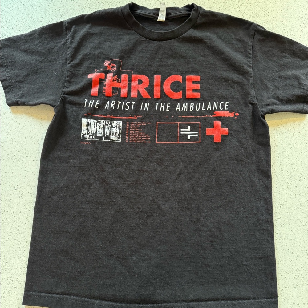 Thrice 'Artist In The Ambulance' Tour T-Shirt Size Medium